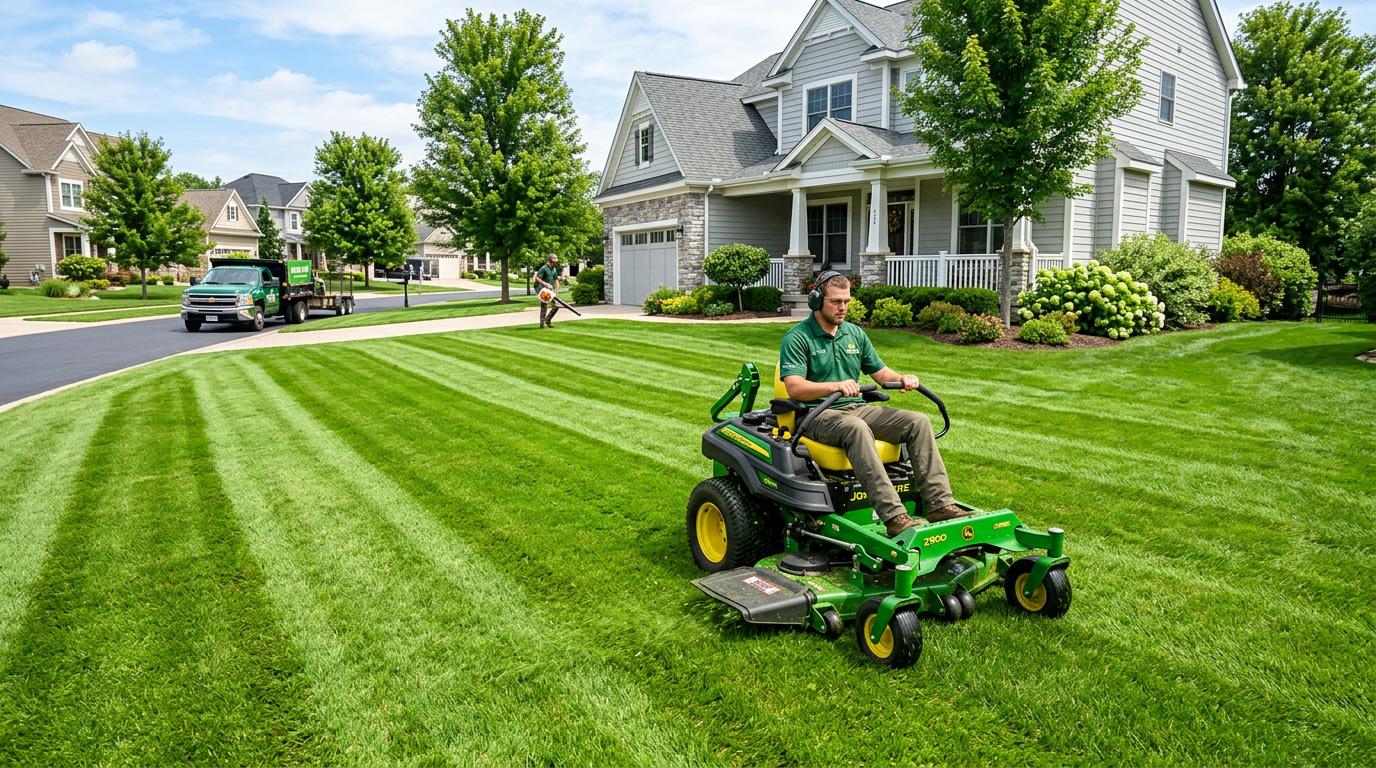 Professional lawn care service
